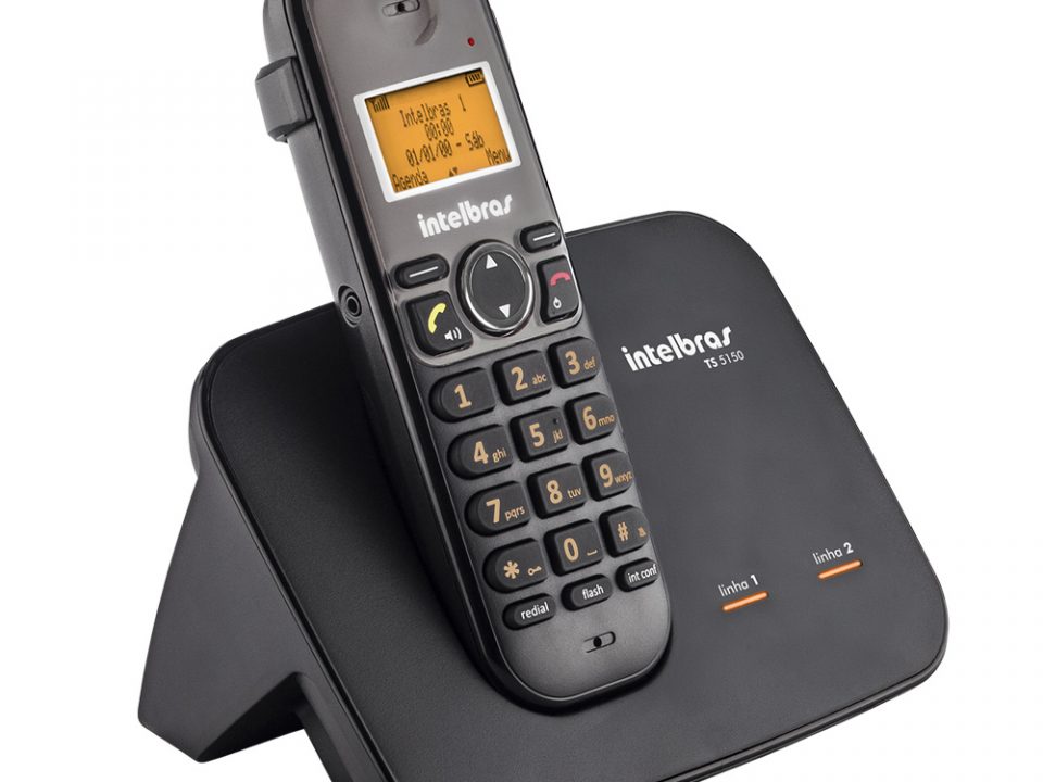 Telefone Sem Fio Digital Com Entrada para 2 linhas TS5150